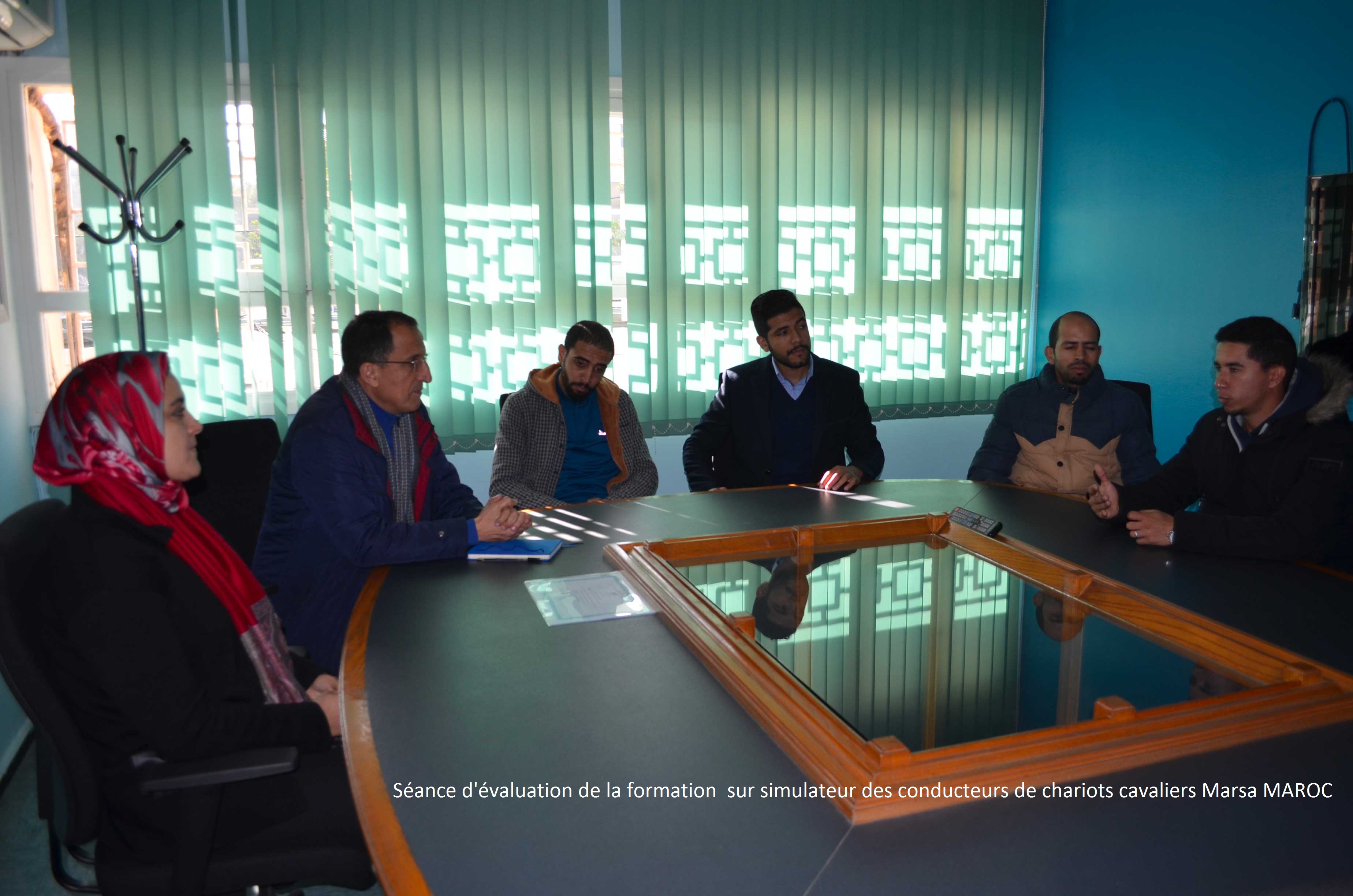 La formation à la conduite du chariot cavalier sur le simulateur de l’ANP IFP au profit des conducteurs de Marsa Maroc